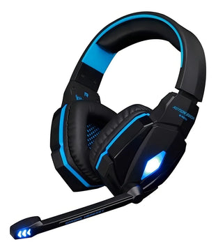 Fone de ouvido over-ear Kotion Each G4000 negro e azul