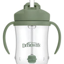 Vaso Entrenador Con Pitillo / 9 Onz Dr. Brown's / 6+ Verde Musgo Lisa