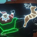 Figuras Navideñas En Luz Led Azul