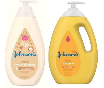 Shampoo Johnsons Baby +crema Hidratante.