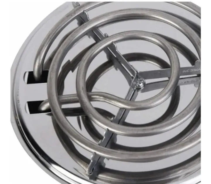 Estufa Electrica Portatil Cocina 1 Puesto 1500w Regulable Blanco