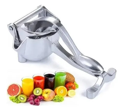 Maquina Exprimidor Extractor Frutas Acero Manual Mano Jugo Negro