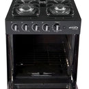 Estufa De Piso Con Horno Abba 4 Pts Gn Ag101-5n Negro