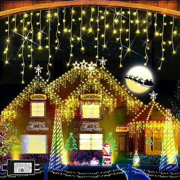 Luces Navideñas 66ft 640 Led Exterior - Modos 8 - Temporizad