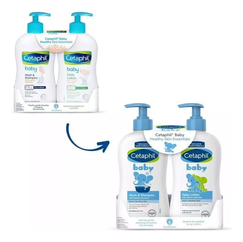 Cetaphil Baby Shampoo Y Crema Blanco