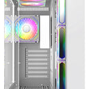 Chasis Iceberg Crystal Edge Blanco X10 Ventiladores Argb