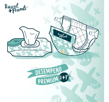 Set Pañitos Humedos Rascal por 320 Unidades - 4 Paquetes