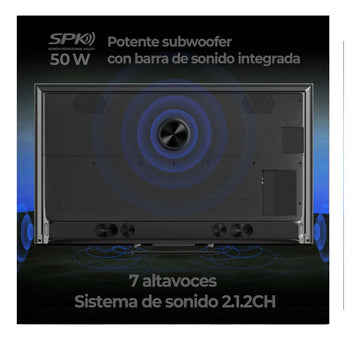 Televisor Kalley Smart Qled 4k 55 Pulgadas Google Negro 133.