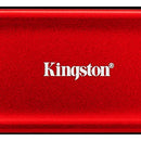 Unidad Sólida Externa Kingston Xs1000r 1tb Color Rojo