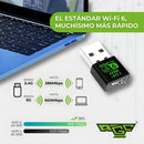 Adaptador Wifi Usb Tarjeta Red Pc 6g 5g Ax 900 Bluetooth 5.3 Doble Banda Dual / Windows 10 Y 11 / Marca Agc Tecnologia