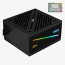 Fuente De Poder Aerocool Cylon Rgb 600w +80 Plus Bronze Black