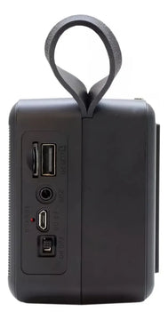 Radio Parlante Bluetooth Recargable Panel Solar Linterna Usb Diseño