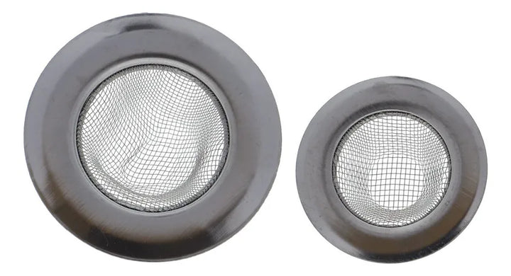 Filtro Para Lavaplatos En Acero Inoxidable Resistente Color Plateado