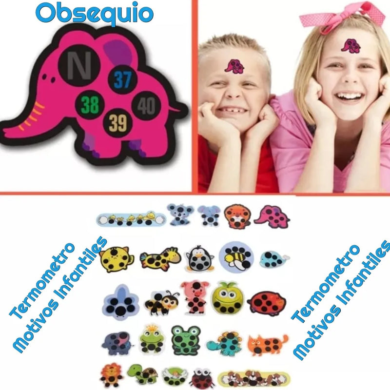 Termómetro Pegatina Digital Infantil + Obsequio
