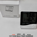 Termohigrometro Digital Higrometro, Humedad, Reloj, Alarma