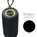 Parlante Bluetooth Tws Portatil Radio Usb Microfono Bowmann Color Negro