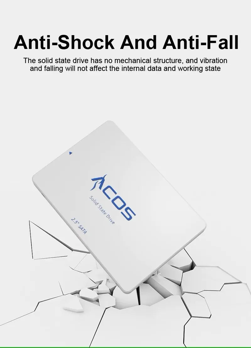 Unidad De Estado Sólido (ssd) Sata Ill 2.5 512gb Acos 560mb Blanco