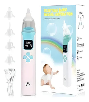 Aspirador Nasal Bebé Saca Mocos Seguro Eléctrico Limpiador Varios