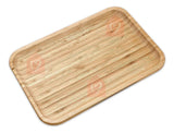 Bandeja De Bambú Para Servir Alimentos Mesa Y Cocina Lisa Madera