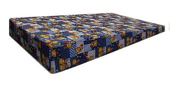 Colchoneta Antireflujo 100x60 En Tela Antifluido + Color Azul Osos Cariñosos