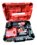 Taladro Percut Atornill M18 Fuel Maletin Milwaukee 2904-259a Color Rojo