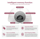 Extractor De Leche Eléctrico Portátil Con Pantalla Lcd 4 Mod