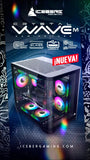 Gabinete Gamer Iceberg Wave Negro 3 Ventiladores Argb