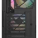 Chasis Xyz Airone 100 Mesh Negra 6.fan Argb Vidrio Templado Negro