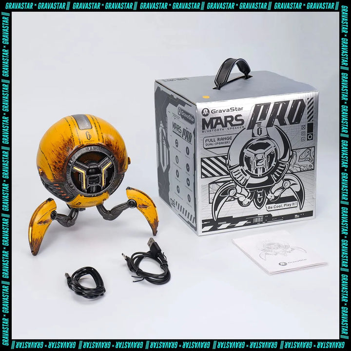 Gravastar Altavoces Bluetooth Mars Pro: Sonido Potente Y Luc
