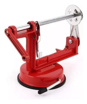 Pelador Papa En Espiral Espiropapa Verduras Cocina Rojo