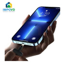 Micrófono Inalambrico Solapa Color Negro Conexión USB tipo C Portátil Iphone Android Compatible Apple Filtro Antipop Condensador Estuche Carga 3 en 1 Combo Duo