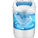 Mini Lavadora Portátil, Semiautomática Blanco