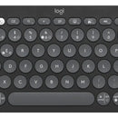 Teclado Logitech QWERTY español color grafito