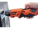 Destornillador inalámbrico Black+Decker KC4815 naranja