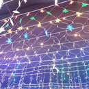 Luces Led Malla 120 Multi 1x1 Instalacion Navidad Navideña