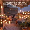 Luces Navidad Exterior Luces Luciérnagas Led Jardín 2 Piezas Amarillo