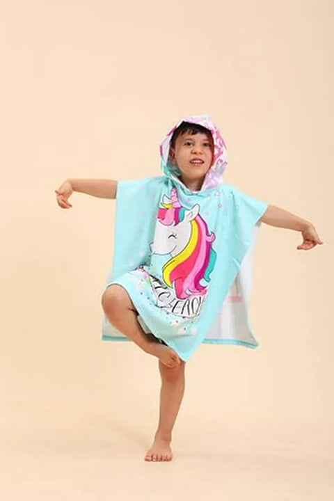 Toallas Con Capucha De Unicornio Para Niños 2-10 Años
