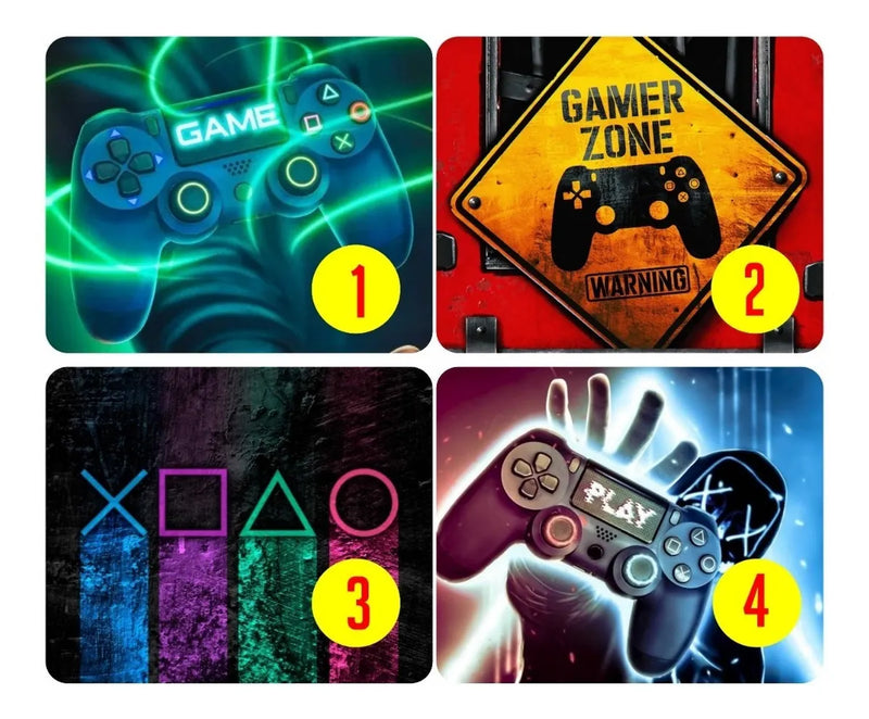 Pad Mouse Pads Gamers Control Play Negro