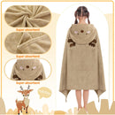 Preboun 2 Toallas Con Capucha Para Ninos, 27.5 X 55 Pulgadas