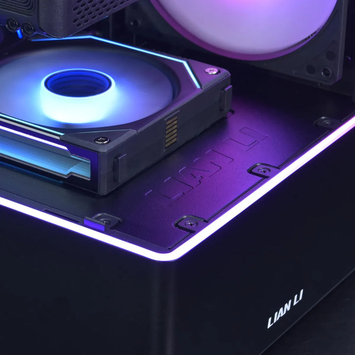 Lian Li Funda Atx Mid-tower Para Pc 3 Ventiladores Argb De