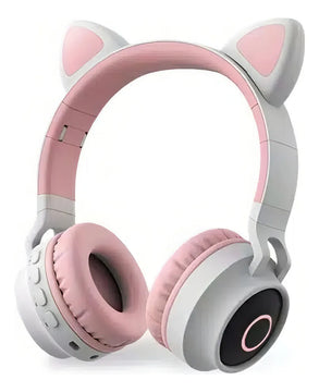 Audífono Bluetooth Inalambrico Gamer Orejas De Gato Cat Ear