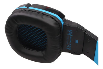 Fone de ouvido over-ear Kotion Each G4000 negro e azul