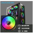Combo 3 Ventilarores Jazzcooling Argb Ha-120 Gamer
