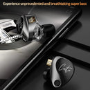 Audífonos Kz Castor Bass Edition Microfono In Ear 4 Driver Negro