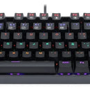Teclado Mecánico Redragon Kumara Rainbow K552-kr-sp Teclado Negro Idioma Español Latinoamérica