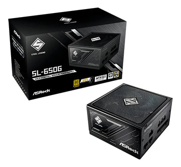 Fuente De Poder Asrock 650w Gold Full Modular Atx 3.1 Color Negro