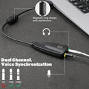 Tarjeta De Audio Usb Externa 7.1 Canales Sonido Y Micrófono