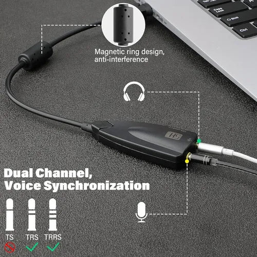 Tarjeta De Audio Usb Externa 7.1 Canales Sonido Y Micrófono
