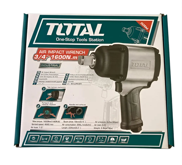 Llave De Impacto Neumatica Industrial Total 3/4 Tat40342