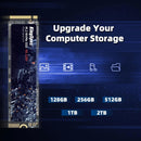 Unidad De Estado Sólido De 1tb Kingspec M.2 Nvme Gen3x4 2280 Negro